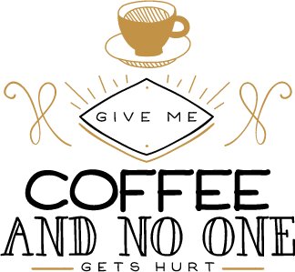 Give Me Coffee SVG