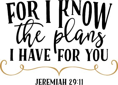 Jeremiah 29 11 SVG